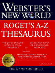 Webster's New World Thesaurus used book depot